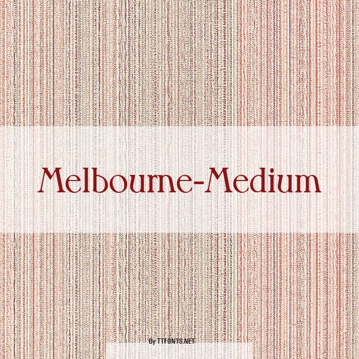 Melbourne-Medium example