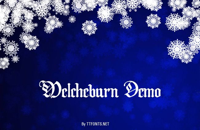 Melcheburn Demo example