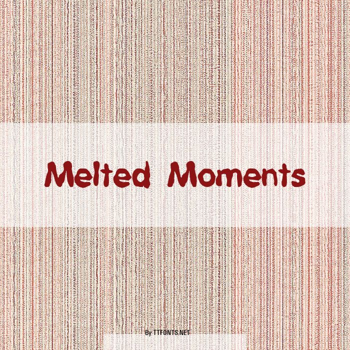 Melted Moments example