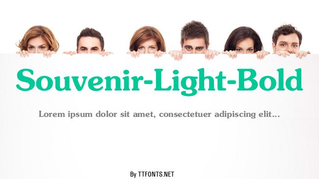 Souvenir-Light-Bold example