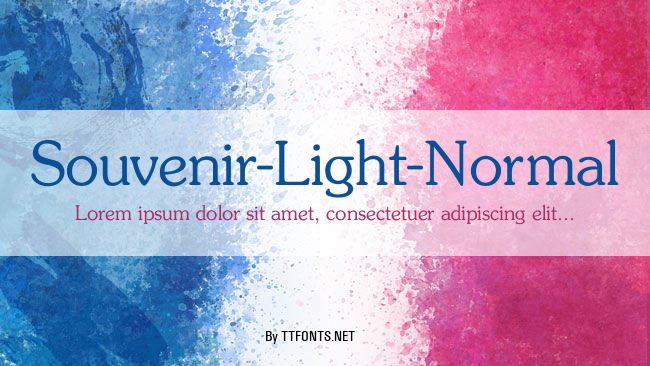 Souvenir-Light-Normal example
