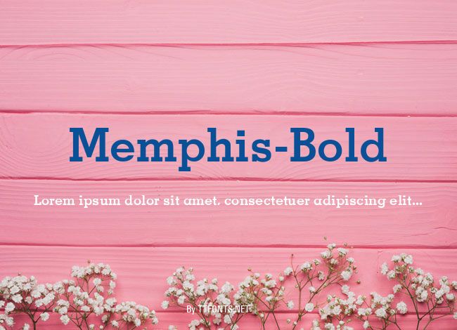Memphis-Bold example