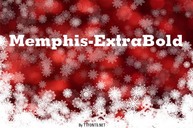 Memphis-ExtraBold example