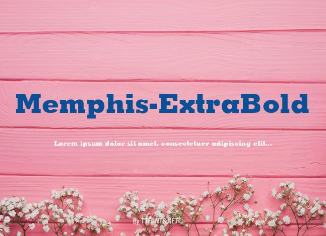 Memphis-ExtraBold example