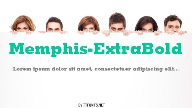 Memphis-ExtraBold example