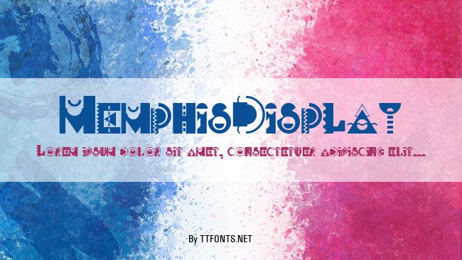 MemphisDisplay example
