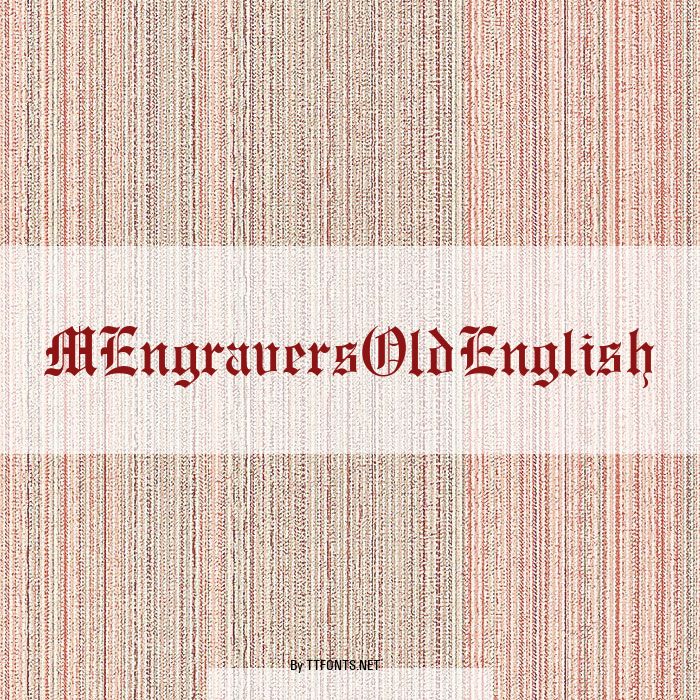 MEngraversOldEnglish example