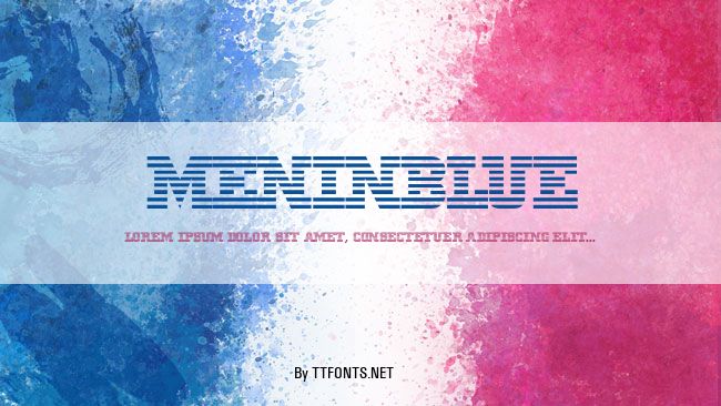 MeninBlue example