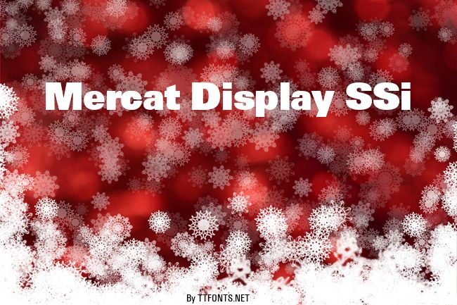 Mercat Display SSi example