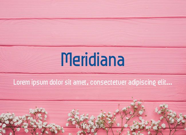 Meridiana example