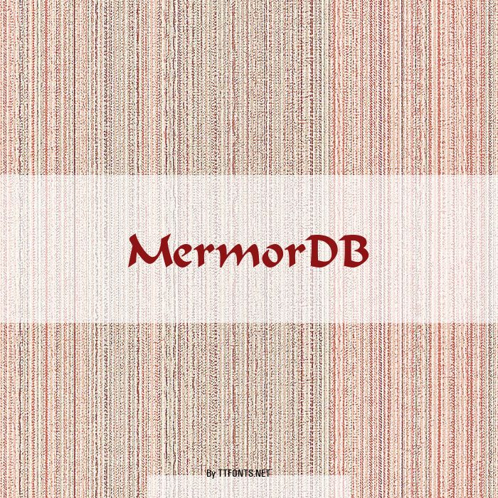 MermorDB example