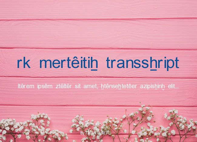 RK Meroitic Transscript example