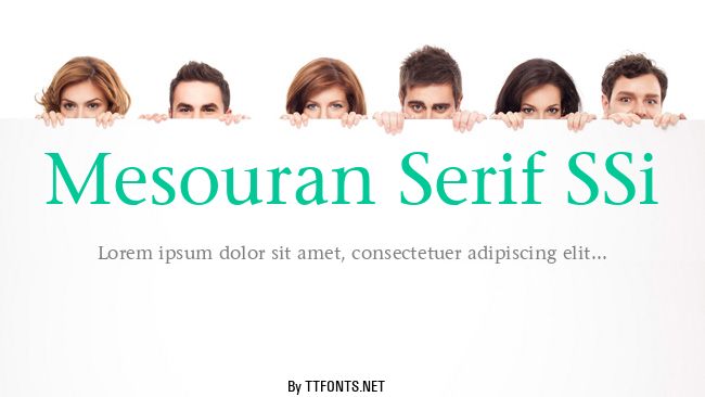 Mesouran Serif SSi example