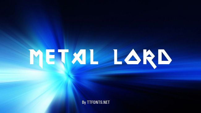 Metal Lord example