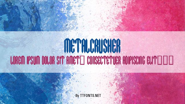 MetalCrusher example