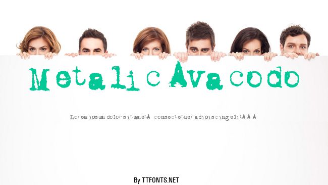 Metalic Avacodo example