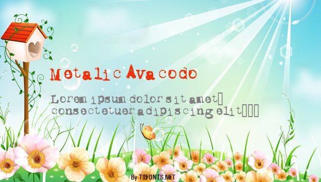Metalic Avacodo example