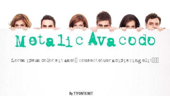 Metalic Avacodo example