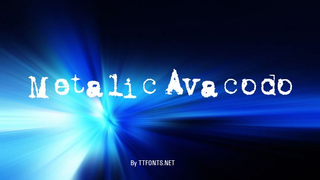 Metalic Avacodo example