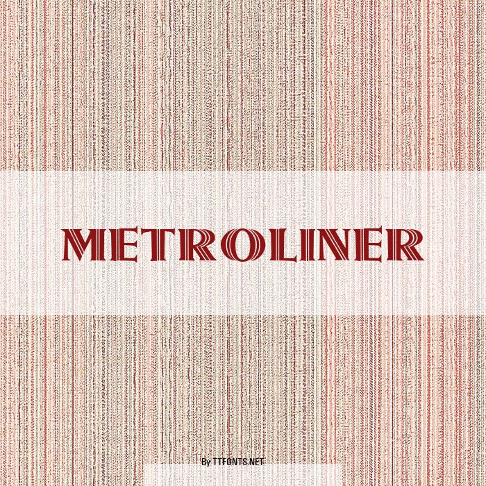Metroliner example