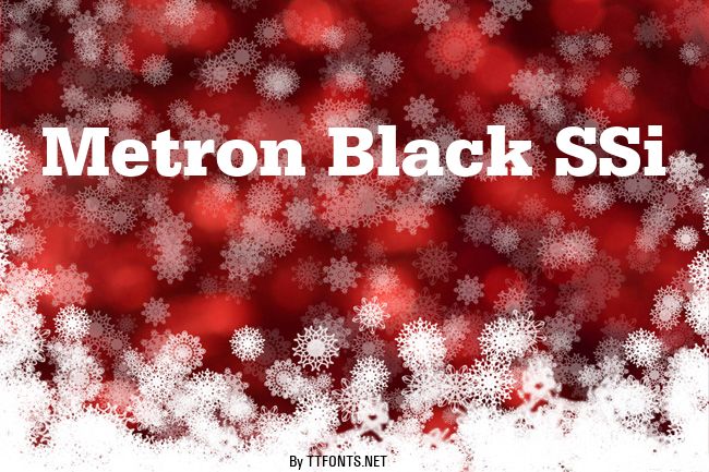 Metron Black SSi example
