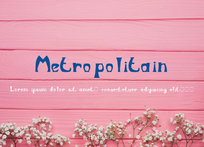 Metropolitain example
