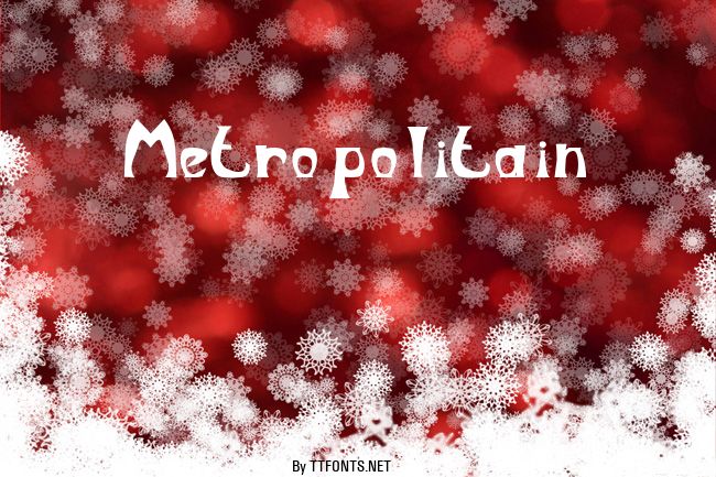 Metropolitain example