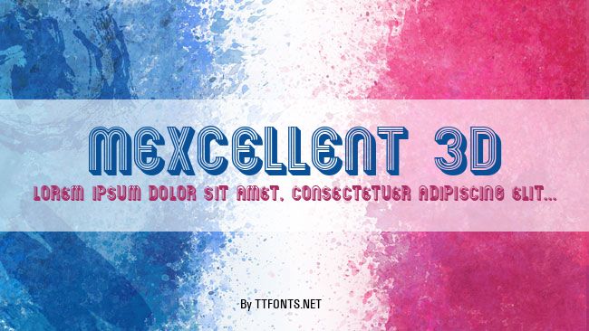 Mexcellent 3D example