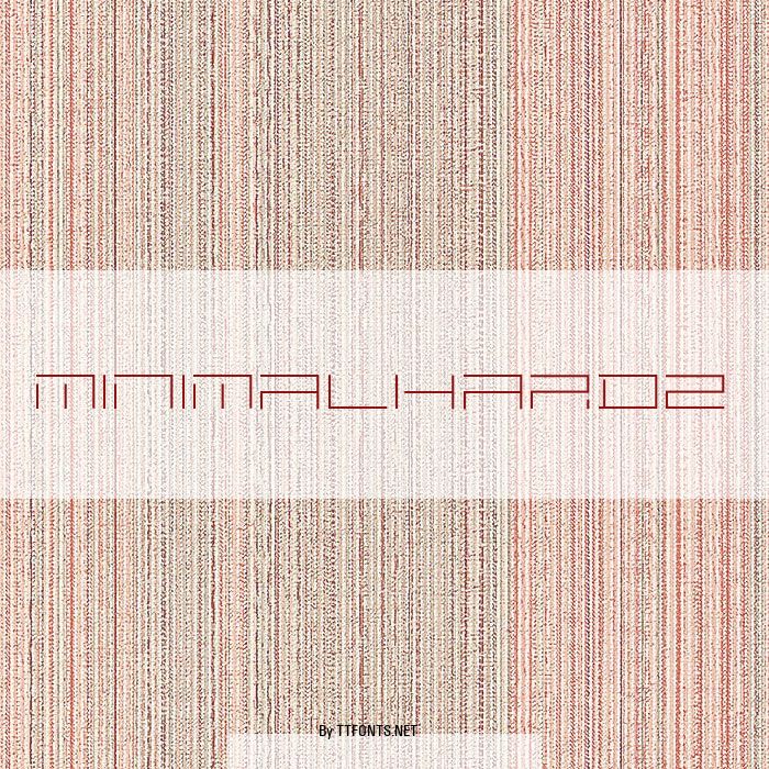 MINIMALHARD2 example