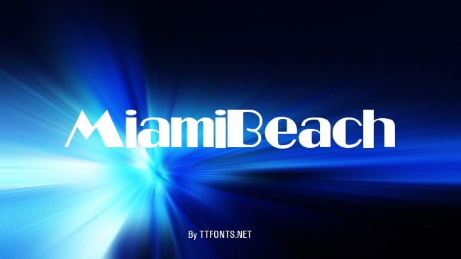 MiamiBeach example