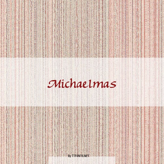 Michaelmas example