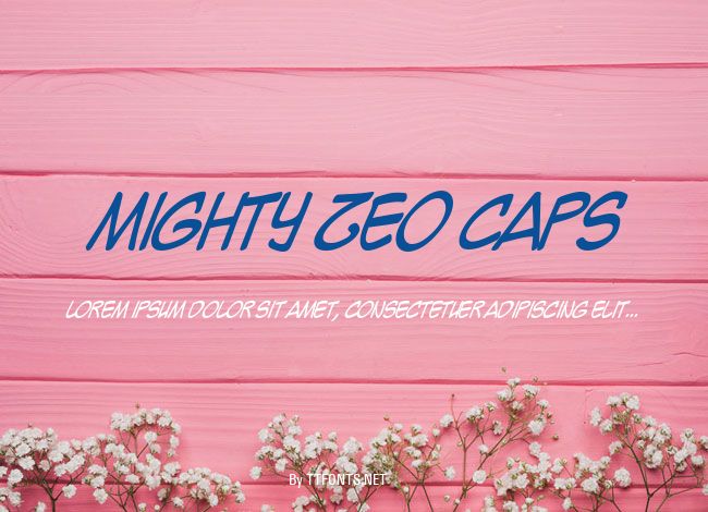 Mighty Zeo Caps example