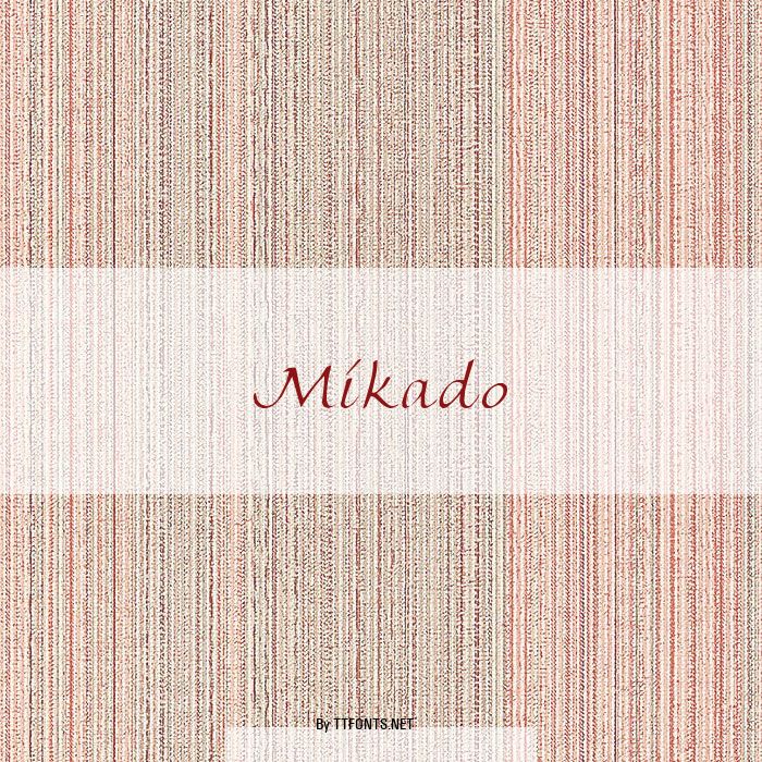 Mikado example