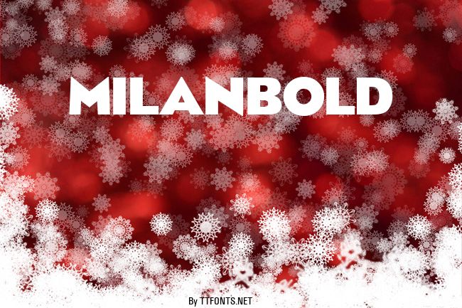 MilanBold example