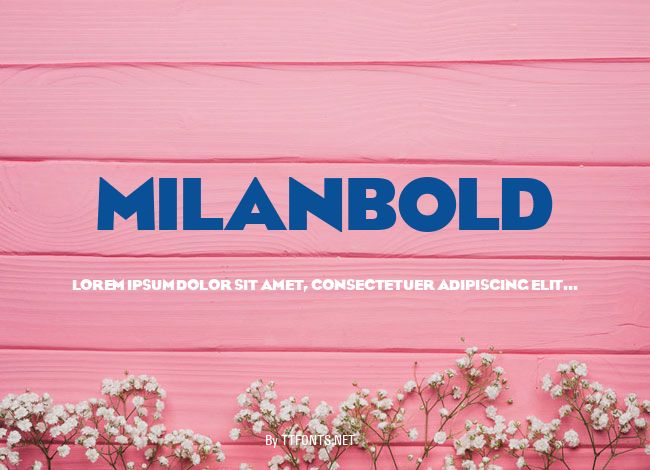 MilanBold example