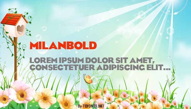 MilanBold example