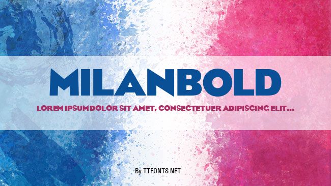 MilanBold example