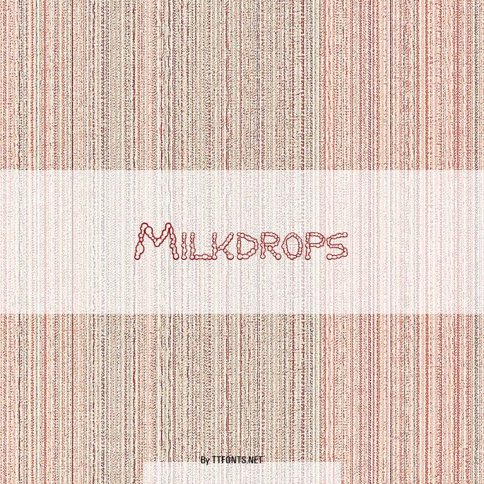 Milkdrops example