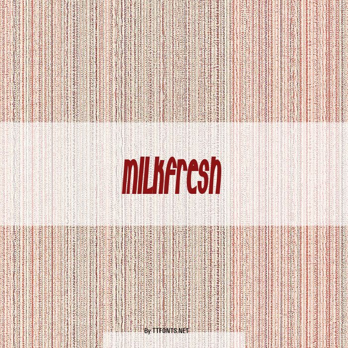 Milkfresh example