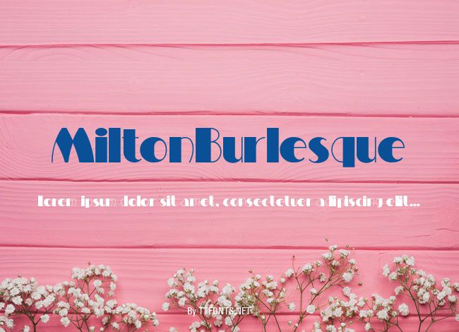 MiltonBurlesque example