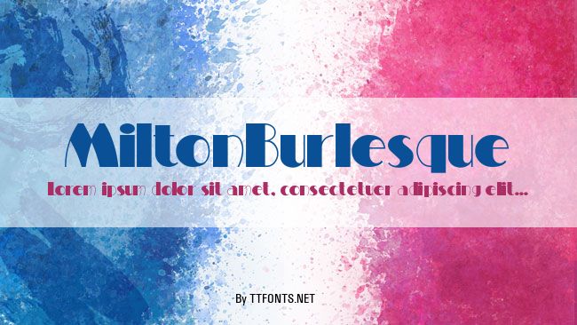 MiltonBurlesque example