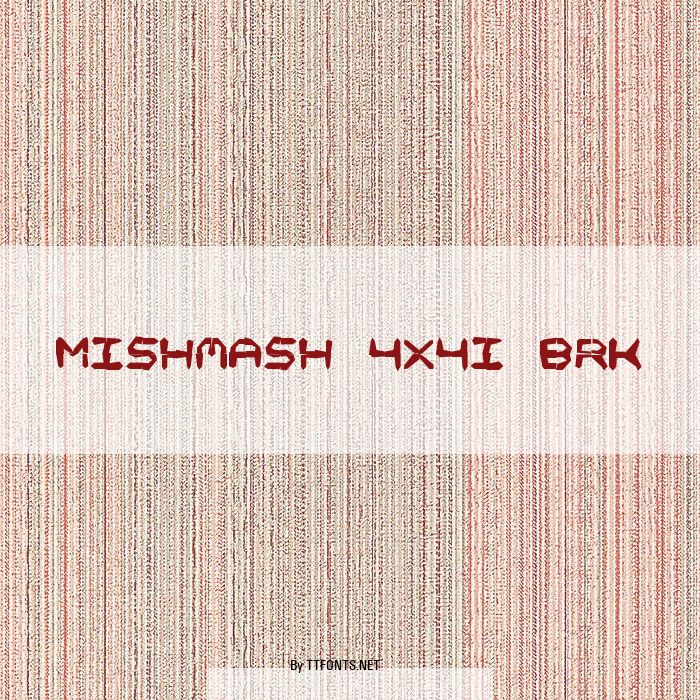 Mishmash 4x4i BRK example