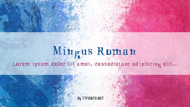 Mingus Roman example