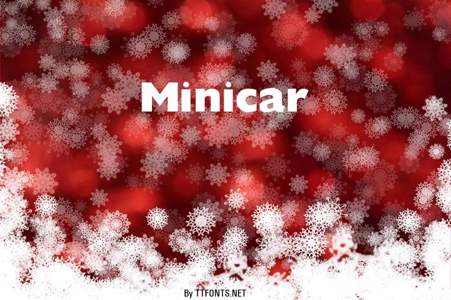 Minicar example