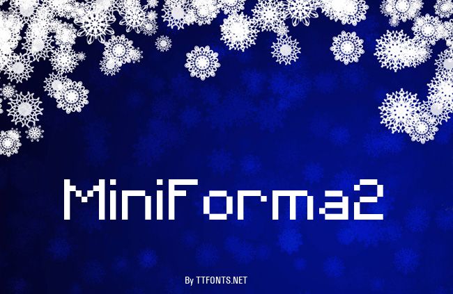 MiniForma2 example