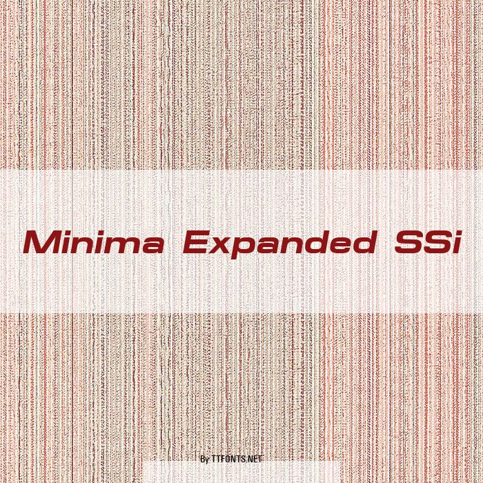 Minima Expanded SSi example