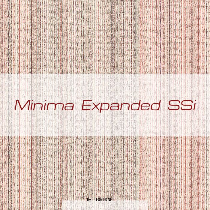 Minima Expanded SSi example