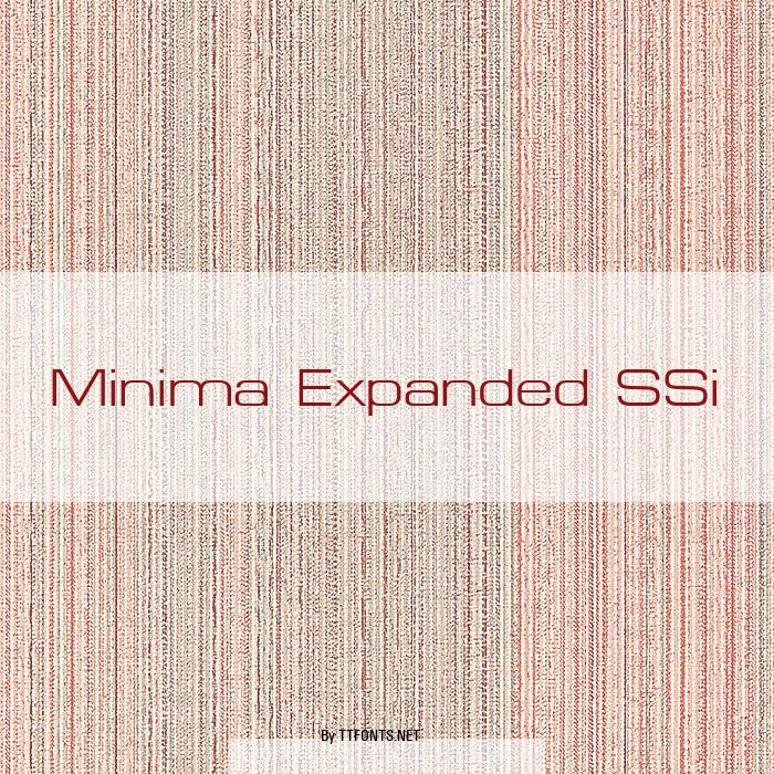 Minima Expanded SSi example