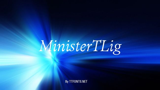 MinisterTLig example
