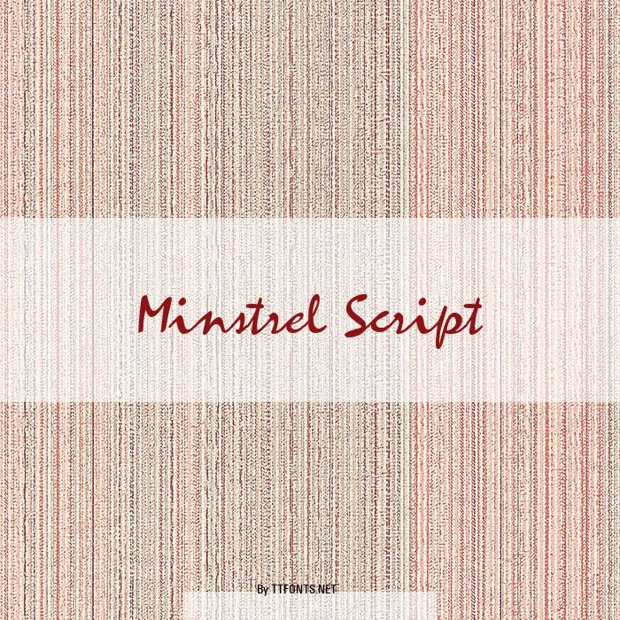 Minstrel Script example
